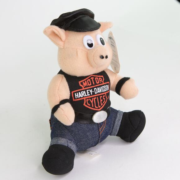 HARLEY DAVIDSON Motorcycles PLUSH Hog Pig 1998 Play-By-Play Official Licensed - Picture 4 of 8